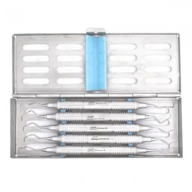 ESTUCHE DE CURETAS GRACEY C/CASSETTE (1/2, 3/4, 7/8, 9/10, Y 13/14) ARAIN